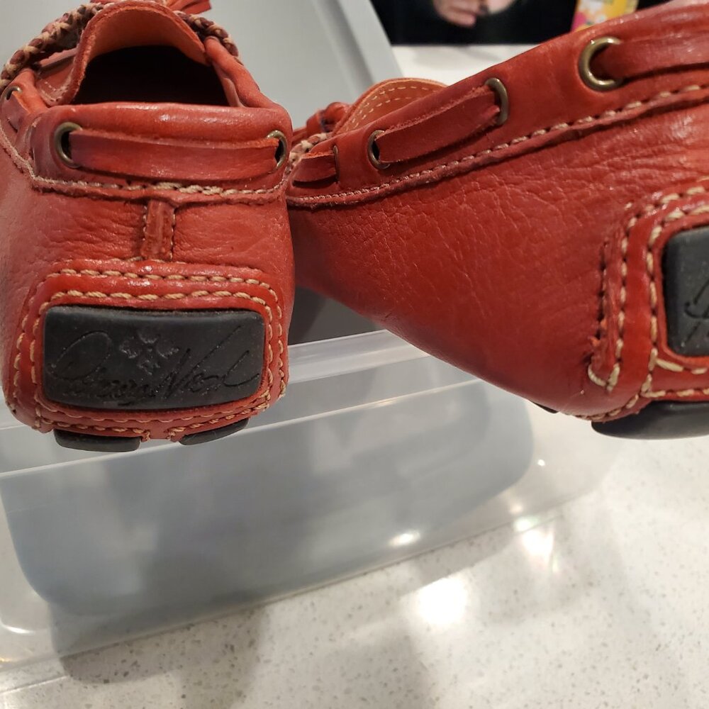 Patricia Nash cognac Leather Tassel driving Moccasins shoes - Picture 2 of 3